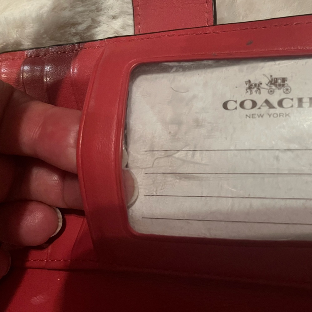 Coach pink leather wristlet wallet well loved luxe quiet luxury classic style - Picture 8 of 11